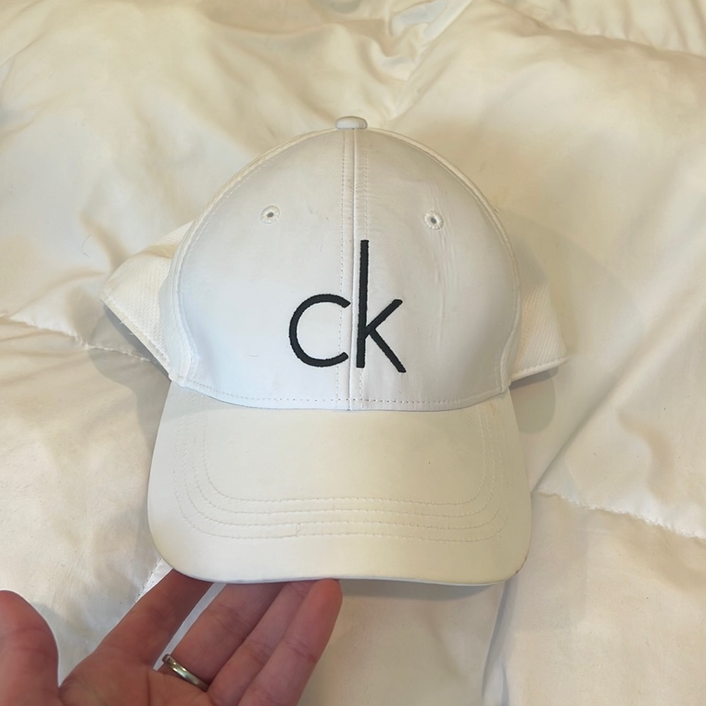 White Calvin Klein Hat